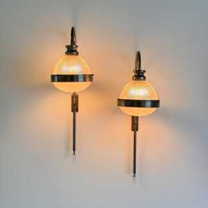 Pair of Wall Sconces by Sergio Mazza for Artemide, Milano, 1960s