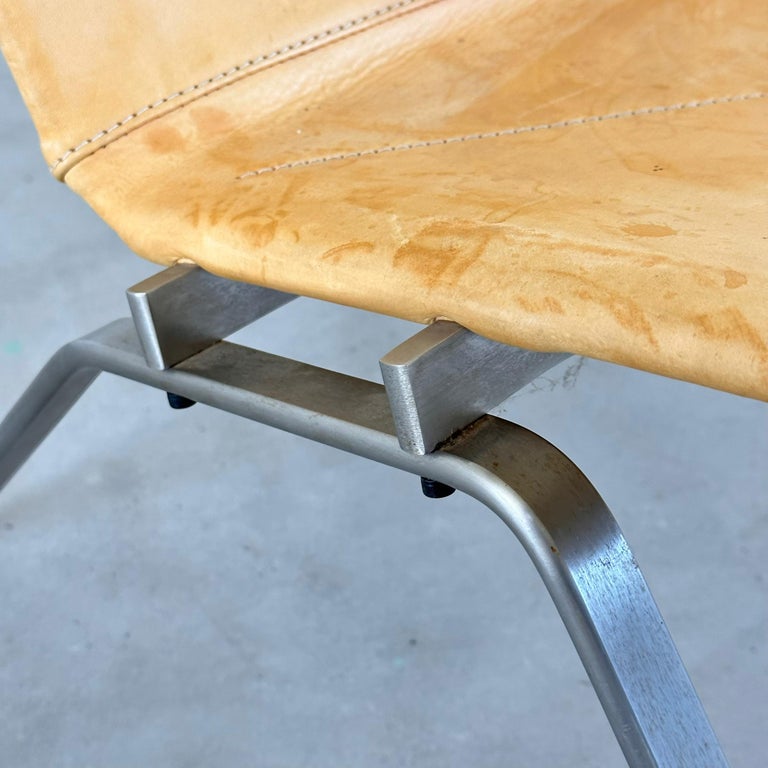 Poul Kjaerholm "PK22" Lounge Chairs for Fritz Hansen in Cognac Leather, 1956