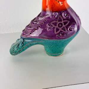 Rare Aldo Londi for Bitossi "Tucano" Ceramic Sculpture, 1970s, Italy