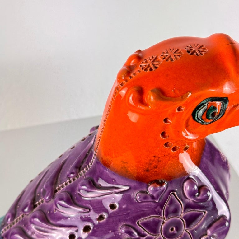 Rare Aldo Londi for Bitossi "Tucano" Ceramic Sculpture, 1970s, Italy