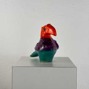 Rare Aldo Londi for Bitossi "Tucano" Ceramic Sculpture, 1970s, Italy
