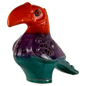 Rare Aldo Londi for Bitossi "Tucano" Ceramic Sculpture, 1970s, Italy
