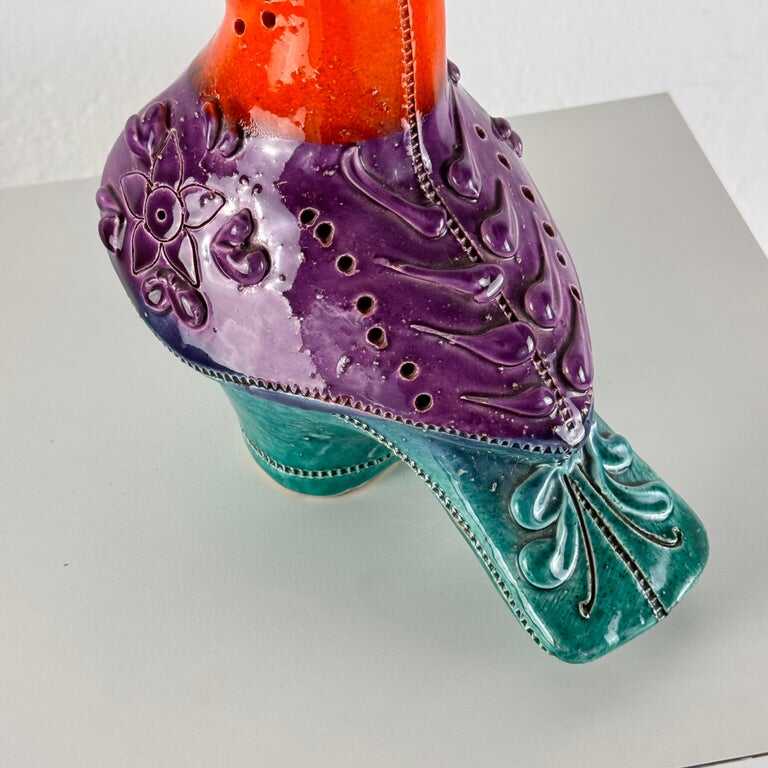 Rare Aldo Londi for Bitossi "Tucano" Ceramic Sculpture, 1970s, Italy