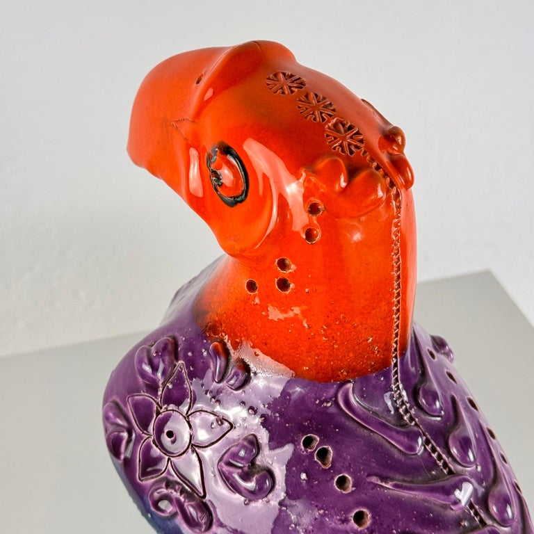 Rare Aldo Londi for Bitossi "Tucano" Ceramic Sculpture, 1970s, Italy