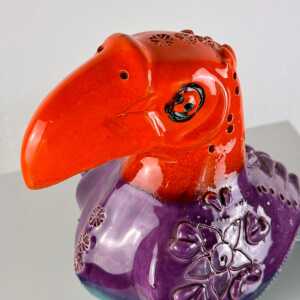 Rare Aldo Londi for Bitossi "Tucano" Ceramic Sculpture, 1970s, Italy