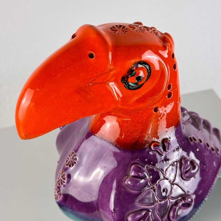 Rare Aldo Londi for Bitossi "Tucano" Ceramic Sculpture, 1970s, Italy