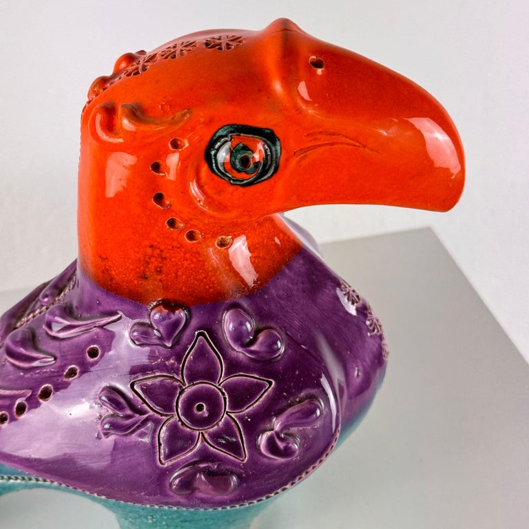 Rare Aldo Londi for Bitossi "Tucano" Ceramic Sculpture, 1970s, Italy