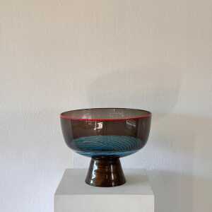 Rare Collector's Yoichi Ohira Murano Glass Vase for Vetreria De Majo, 1990s
