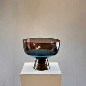 Rare Collector's Yoichi Ohira Murano Glass Vase for Vetreria De Majo, 1990s