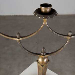 Rare Four-Candle Secessionist Candelabra by R.S., Vienna, 1900s