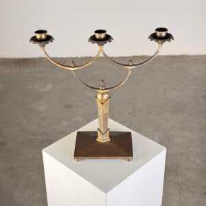 Rare Four-Candle Secessionist Candelabra by R.S., Vienna, 1900s