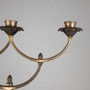 Rare Four-Candle Secessionist Candelabra by R.S., Vienna, 1900s