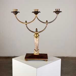 Rare Four-Candle Secessionist Candelabra by R.S., Vienna, 1900s