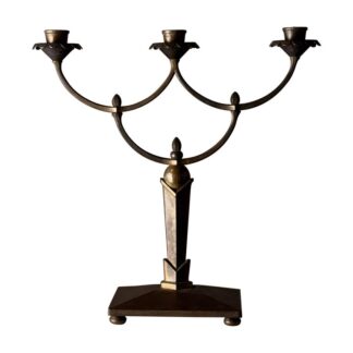Rare Four-Candle Secessionist Candelabra by R.S., Vienna, 1900s