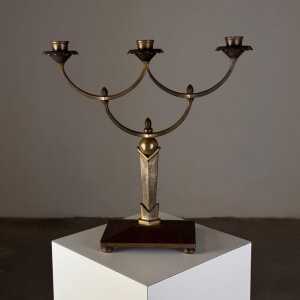 Rare Four-Candle Secessionist Candelabra by R.S., Vienna, 1900s