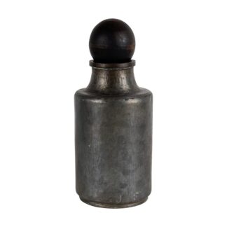 Rare Hammered Aluminum Decorative Bottle by Lorenzo Burchiellaro, 1960s, Signed