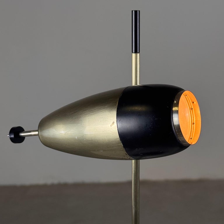 Rare Oscar Torlasco Model "577" Table/Desk Lamp by Lumi Milan, 1950s, Labeled