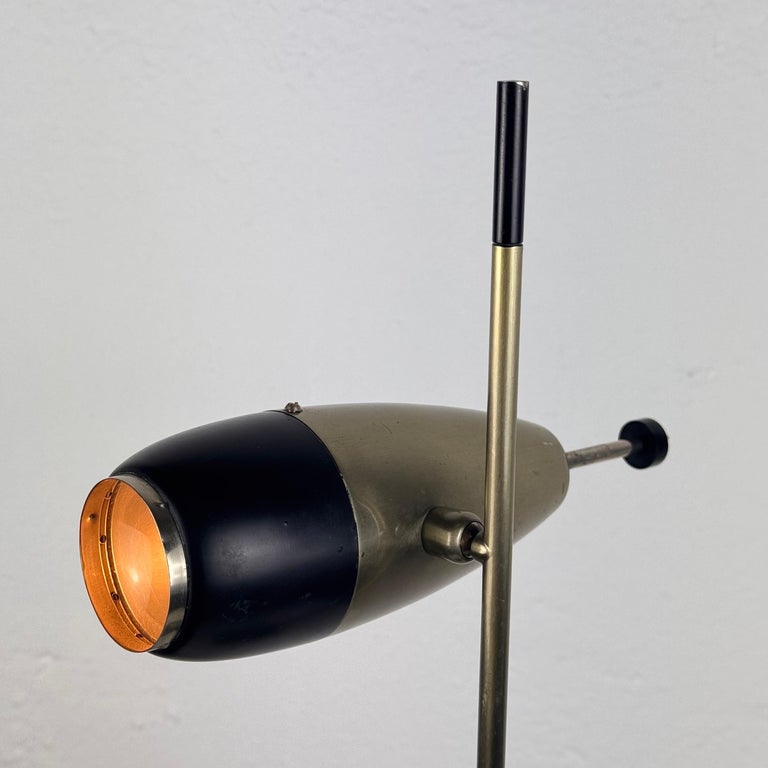 Rare Oscar Torlasco Model "577" Table/Desk Lamp by Lumi Milan, 1950s, Labeled