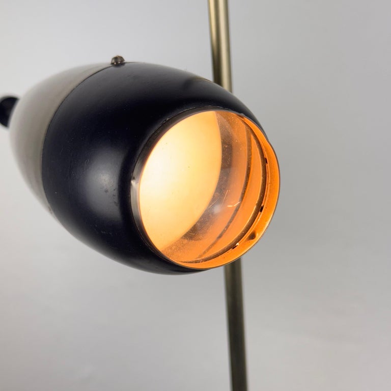 Rare Oscar Torlasco Model "577" Table/Desk Lamp by Lumi Milan, 1950s, Labeled