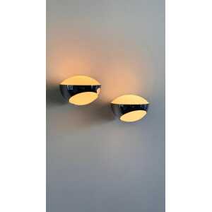 Rare Pair of Sconces by Max Ingrand for Fontana Arte, Model 1963/1, 1960s