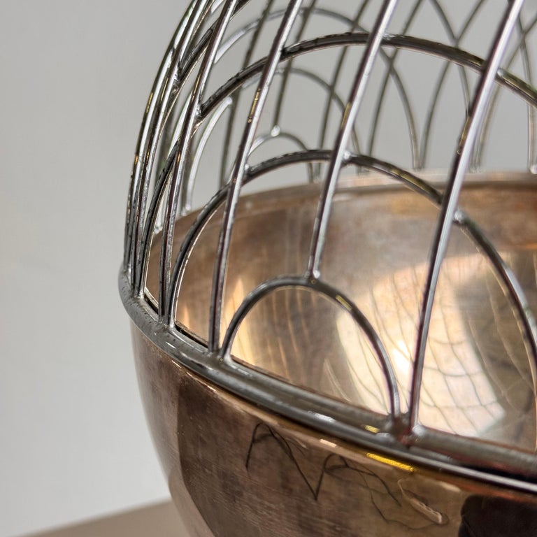 Rare Vico Magistretti "Magellano" Orbital Vase for Bacci, Large Version, 1970s