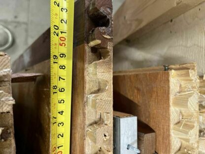 Reclaimed Iroko Wood Panels 13 Pieces School Cabinet