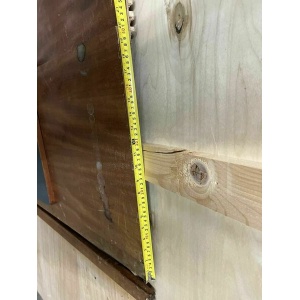 Reclaimed Iroko Wood Panels 13 Pieces School Cabinet