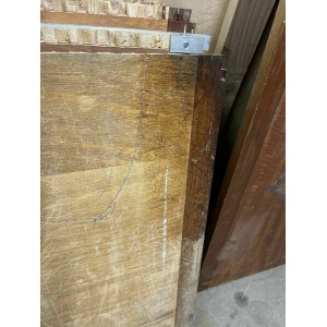 Reclaimed Iroko Wood Panels 13 Pieces School Cabinet