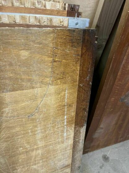 Reclaimed Iroko Wood Panels 13 Pieces School Cabinet