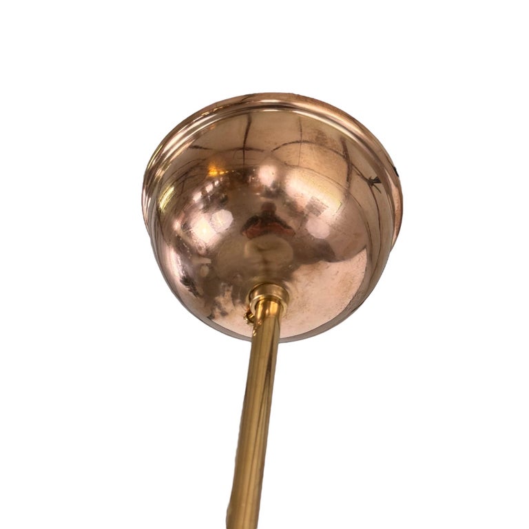 "Reticello" Ceiling Lamp Attributed to Carlo Scarpa for Venini, 1940s