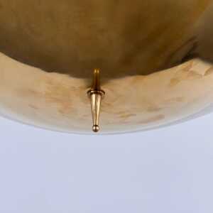 "Reticello" Ceiling Lamp Attributed to Carlo Scarpa for Venini, 1940s