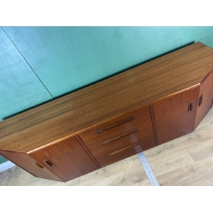 Retro Vintage Mid Century Teak Curve G Plan Sideboard-Courier