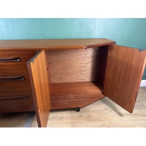 Retro Vintage Mid Century Teak Curve G Plan Sideboard-Courier