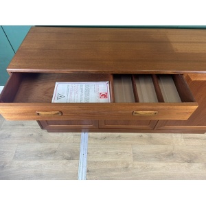 Retro Vintage Mid Century Teak G Plan Compact Sideboard-Courier