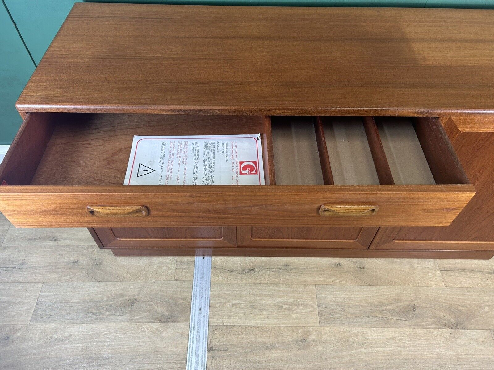 Retro Vintage Mid Century Teak G Plan Compact Sideboard-Courier