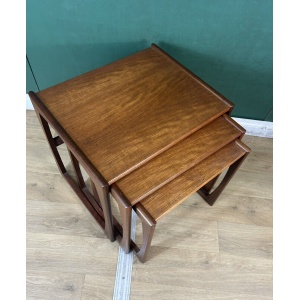 Retro Vintage Mid Century Teak G Plan Quadrille Nest Of Tables
