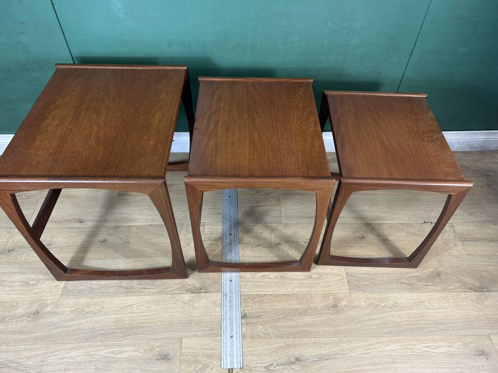 Retro Vintage Mid Century Teak G Plan Quadrille Nest Of Tables