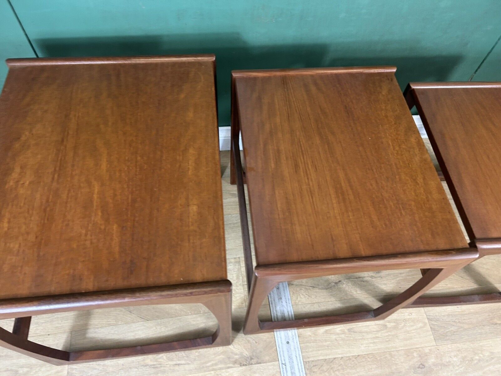 Retro Vintage Mid Century Teak G Plan Quadrille Nest Of Tables