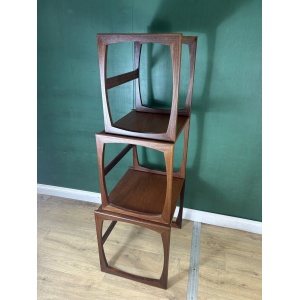 Retro Vintage Mid Century Teak G Plan Quadrille Nest Of Tables