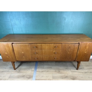 Retro Vintage Mid Century Teak Sideboard By Beautility Furniture-Courier