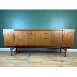Retro Vintage Mid Century Teak Sideboard By Beautility Furniture-Courier