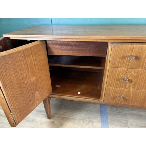 Retro Vintage Mid Century Teak Sideboard By Beautility Furniture-Courier