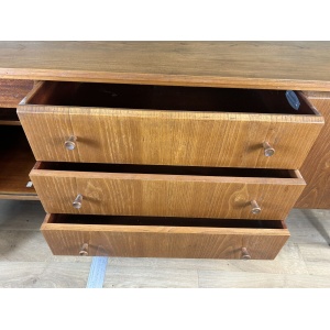 Retro Vintage Mid Century Teak Sideboard By Beautility Furniture-Courier