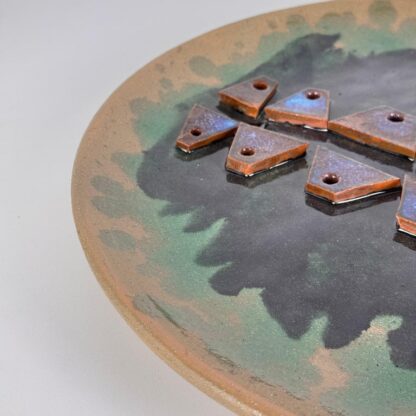 Sculptural Ceramic Centerpiece by Cosimo Budetta for Fornace degli Angeli, 1970s