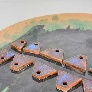Sculptural Ceramic Centerpiece by Cosimo Budetta for Fornace degli Angeli, 1970s