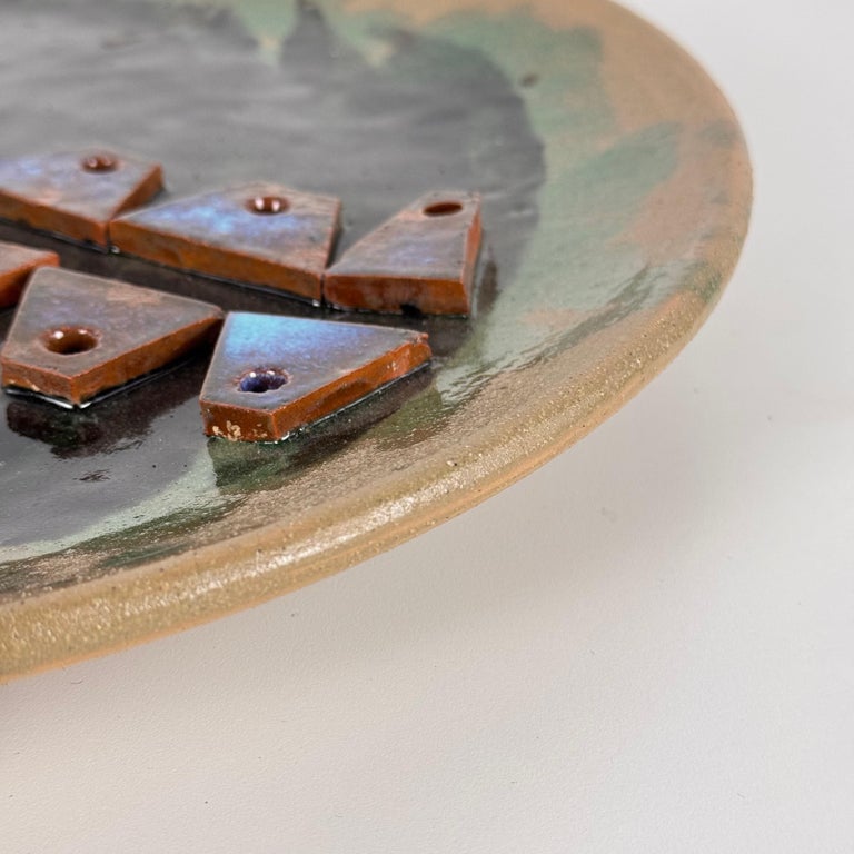 Sculptural Ceramic Centerpiece by Cosimo Budetta for Fornace degli Angeli, 1970s