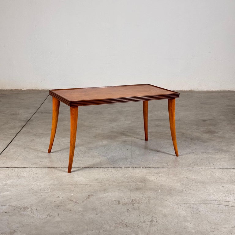 Sculptural Coffee Table Attributed to Paolo Buffa for La Permanente Mobili Cantù