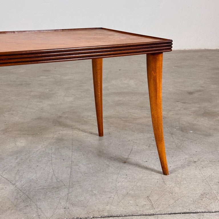 Sculptural Coffee Table Attributed to Paolo Buffa for La Permanente Mobili Cantù