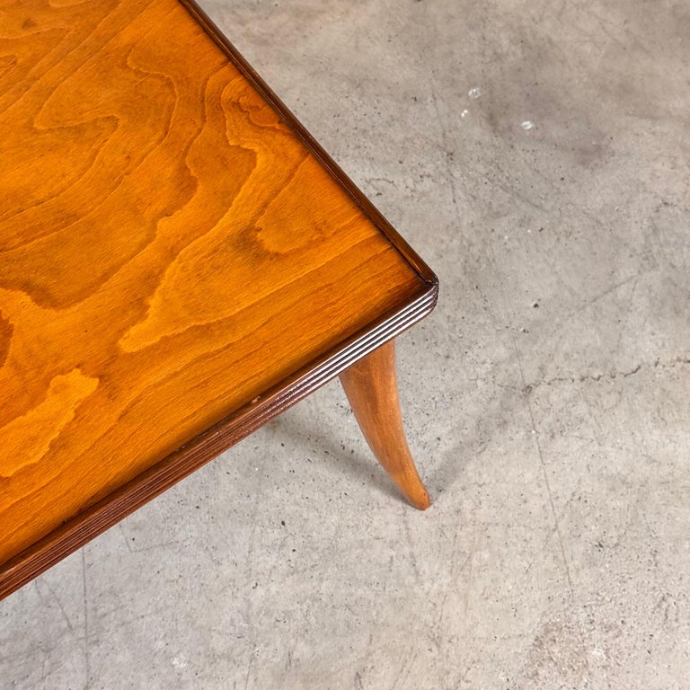 Sculptural Coffee Table Attributed to Paolo Buffa for La Permanente Mobili Cantù