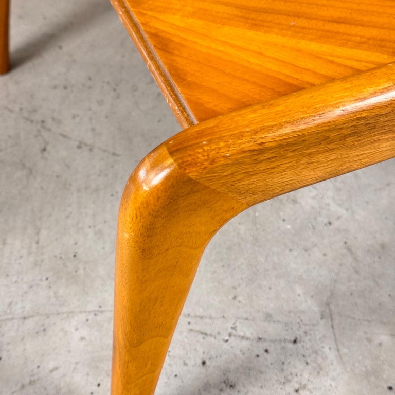 Sculptural Walnut Coffee Table by Gio Ponti for Domus Nova, Italy, 1950s